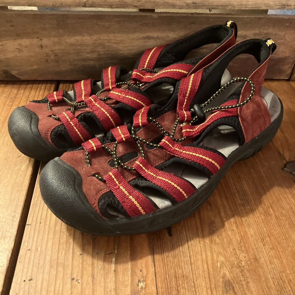 Everest Tahoe Red Hiking Fisherman Water Outdoor Sandals Shoes Womens Sz 9M
